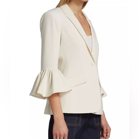 Cinq à Sept Madeline Bell-Sleeve Blazer size 2 - Picture 2 of 14